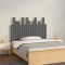 vidaXL Tăblie de pat pentru perete, gri, 108x3x80 cm, lemn masiv pin 824775