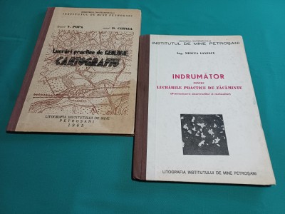 &amp;Icirc;NDRUMĂTOR PENTRU LUCRĂRILE PRACTICE DE ZĂCĂMINTE *LUCRĂRI DE GEOLOGIE /1965*07 foto