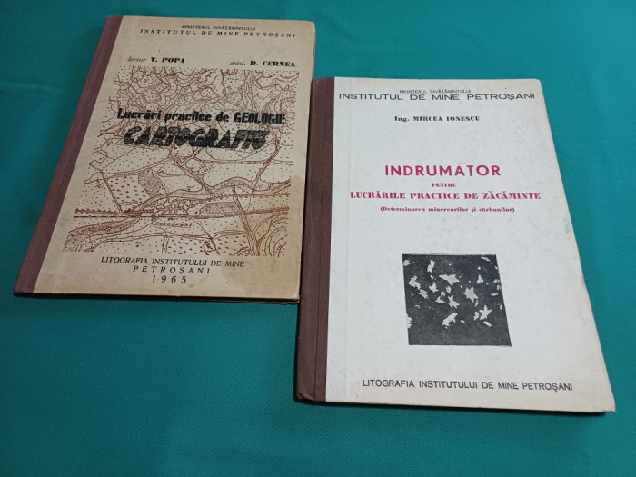 &Icirc;NDRUMĂTOR PENTRU LUCRĂRILE PRACTICE DE ZĂCĂMINTE *LUCRĂRI DE GEOLOGIE /1965*07