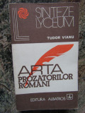 TUDOR VIANU - ARTA PROZATORILOR ROMANI