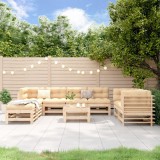 Set mobilier gradina, 9 piese, lemn masiv de pin GartenMobel Dekor, vidaXL