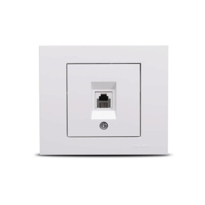 Priza Telefon ST Alb foto