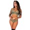 LIVCO CORSETTI FASHION - SET DE LENJERIE PINE LC 90667 BRA + CHILOȚI KHAKI
