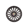 Set 4 Capace Roti 15 inchi (R15) Dino Negru, Compatibile cu Alfa Romeo, Autohelix MSA