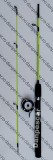 Set lanseta HAKUYO 1,20M fibra plina cu mulineta pentru pescuit la copca