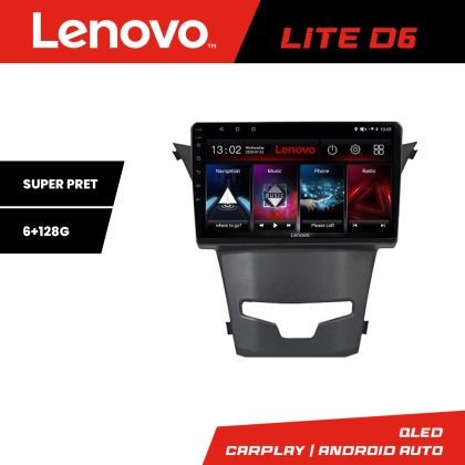 Navigatie Ssangyong Korando 2014-2019 Lenovo Kit-1159 8 core 6+128 GB Android Waze USB Navigatie Internet Youtube Radio CarStore Technology