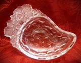 BOL BOMBONIERA STICLA / CRISTAL DECOR STRUGURI 17 CM