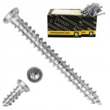 Surub Montaj Ferestre Argintiu 7.5x52 - 200buc/cutie