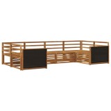 vidaXL Set de canapele de exterior 6 pcs natural 3383762
