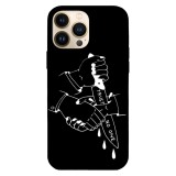 Husa compatibila cu Apple iPhone 15 Pro Max model Trust no one, Silicon, TPU, Viceversa, Transparent, Carcasa
