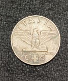 Moneda 5 centesimi 1939 Italia