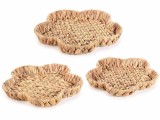 Cumpara ieftin Set 3 tavi zambila apa 32.5x31.5x4 cm, 29.5x28.5x4 cm, 26.5x25.5x4 cm