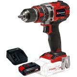 Einhell TE-CD 18/50 Li-i BL PXC + Starter Kit - Masina de gaurit si insurubat cu percutie 50 Nm + Set 1 acumulator si incarcator Li-Ion 18 V 2.5 Ah