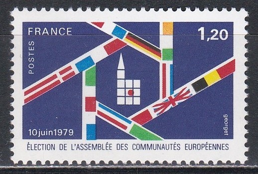 Franta 1979 - Primele alegeri directe pentru Adunarea Europeană, MNH