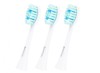 Set 3 capete de periuta pentru periuta de dinti electrica, alb, MalTec 111929
