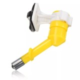 Adapator Sticle PET Ropet Galben - Apa Proaspata Non-Stop pentru Animale de Companie, Caini, Pisici, Rozatoare