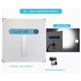 Panou reflexie 50 cm Hard Light cu suport de montare