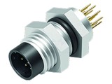 Conector M8 tată, 12 pini, IP67, drept, 1A 32V