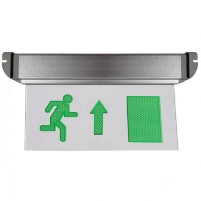 Indicator Luminos LED Exit Sageata Sus cu Acumulator Atra 3124 MNR4035 foto