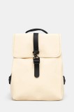 Rains rucsac Bucket Backpack W3 culoarea galben, mic, uni, 13040