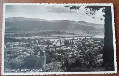 Carte postala, Calimanesti, vedere generala, perioada interbelica foto
