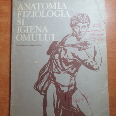 manual anatomia,fiziologia si igiena omului pentru clasa a 8-a - din anul 1981