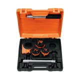 Trusa filiere pentru tevi, Truper, 1/2 - 1 inch, set 4 piese