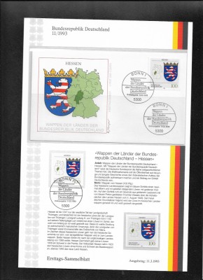 Germania FDC 11.1993 foto