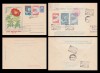 1961 Romania - 2 FDC Ziua marcii postale romanesti (cu vigneta), varietati LP 530 a, Romania de la 1950, Posta