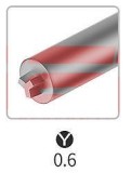 Surubelnita 3D Y 0.6 iPhone BST-898 Otel S2 Crom Mat 129mm, Compatibila Universal