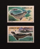 Serie Completă 2 Timbre Insulele Feroe 1992 Foci Steink&oacute;pur și L&aacute;turk&oacute;pur Neștampilate - A992