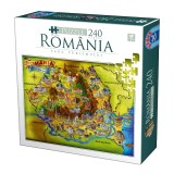 Puzzle Educational D-Toys Romania 240 piese Obiective