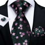 Set cravata + batista + butoni - matase -- model 759