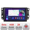 Navigatie Chevrolet Captiva C-020 Android Octa Core Ecran 2K QLED GPS 4G 4+32GB 360 KIT-020+EDT-E409-2K CarStore Technology
