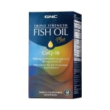 Gnc Triple Strength Fish Oil Plus Coq-10, Ulei De Peste Plus Coenzima Q-10, 60