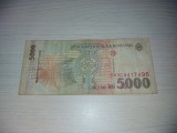 Bancnotă 5000 lei 1998