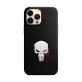 Husa compatibila cu Apple iPhone 12 model Punisher,Silicon, Tpu, Viceversa, Transparent, Carcasa