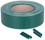 Banda de umbrire Strend Pro pentru panouri gard, PVC verde, 47,5 mm, 35 m