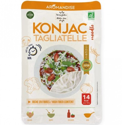 Tagliatele konjac bio 180g, Aromandise foto