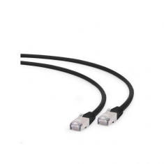 Cablu patchcord gembird rj45, cat. 6 a,ftp, lszh, 0.25m, black