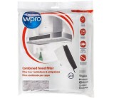 Filtru de carbon pentru hota, 2in1, anti-miros si anti-grasime, 47 x 57 cm, 450g, WPRO 484000008524