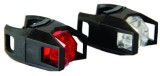 Set Lumini Bicicleta Fata Spate Blade Fighter, 2 Functii, Negru, Baterii Incluse, Rezistent la Apa