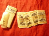 Pachet vechi 100 Timbre in pereche Grecia 1927 , val. 5 dr. stampilate