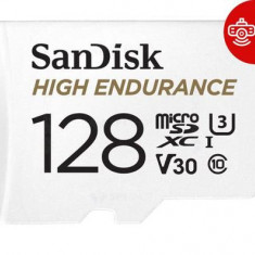 Card de memorie Sandisk High Endurance Video microSDHC, 128GB, Clasa 10, U3, Adaptor microSD