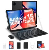 Cumpara ieftin Tableta Doogee U11, VIP, Negru, 11 HD IPS 90Hz, 16GB RAM (4GB + 12GB extensibili), 128GB ROM, 13MP + 5MP, Android 15, Unisoc T606, 8580mAh, 10W, Deblo