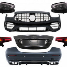 Kit Exterior Complet de Conversie compatibil cu Mercedes E-Class W213 (2016-2019) la Facelift 2020 E63s Design CBMBW213A63F