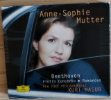 CD Anne-Sophie Mutter - Beethoven - Violin Concerto &bull; Romances [Kurt Masur], Deutsche Grammophon