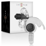 Intense For Him-Fry Inel Vibrator Rabbit Transparent-ABS