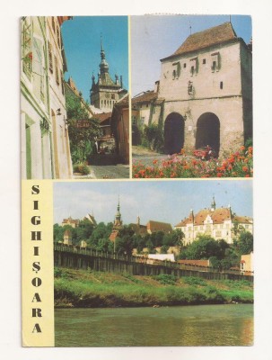 RF38 -Carte Postala- Sighisoara, circulata 2002 foto
