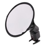 Mini softbox diffuser circular 20cm pentru blitzuri speedlite Canon Nikon Sony Yongnuo Shanny etc.